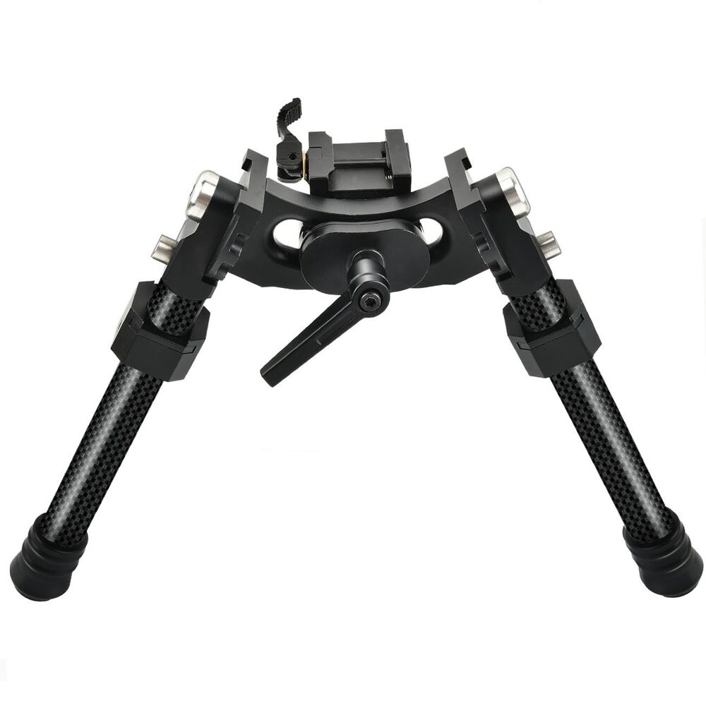 shoXx Zweibein Bipod 17-25cm Carbon Fiber schwenkbar Picatinny-Schiene mit QD breiter Stand